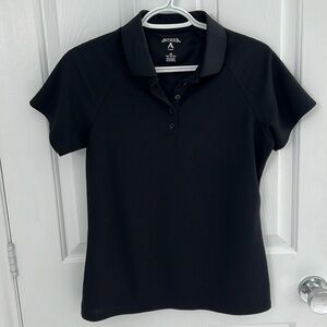 Antigua black polo. Size medium